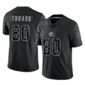 C.Browns #80 Jamari Thrash Player Black Reflective Home Game ROCER Stitched Jerseys