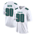 P.Eagles #90 Jordan Davis Player White Tundra Fashion Home Game ROCER Stitched Jerseys