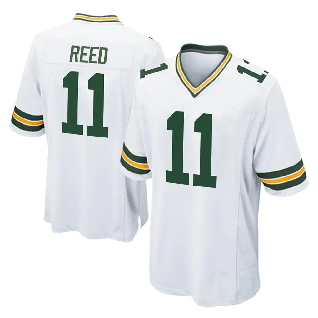 GB.Packers #11 Jayden Reed Player White Home Game ROCER Stitched Jerseys