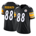 P.Steelers #88 Pat Freiermuth Player Black Limited Vapor F.U.S.E. Home Game ROCER Stitched Jerseys