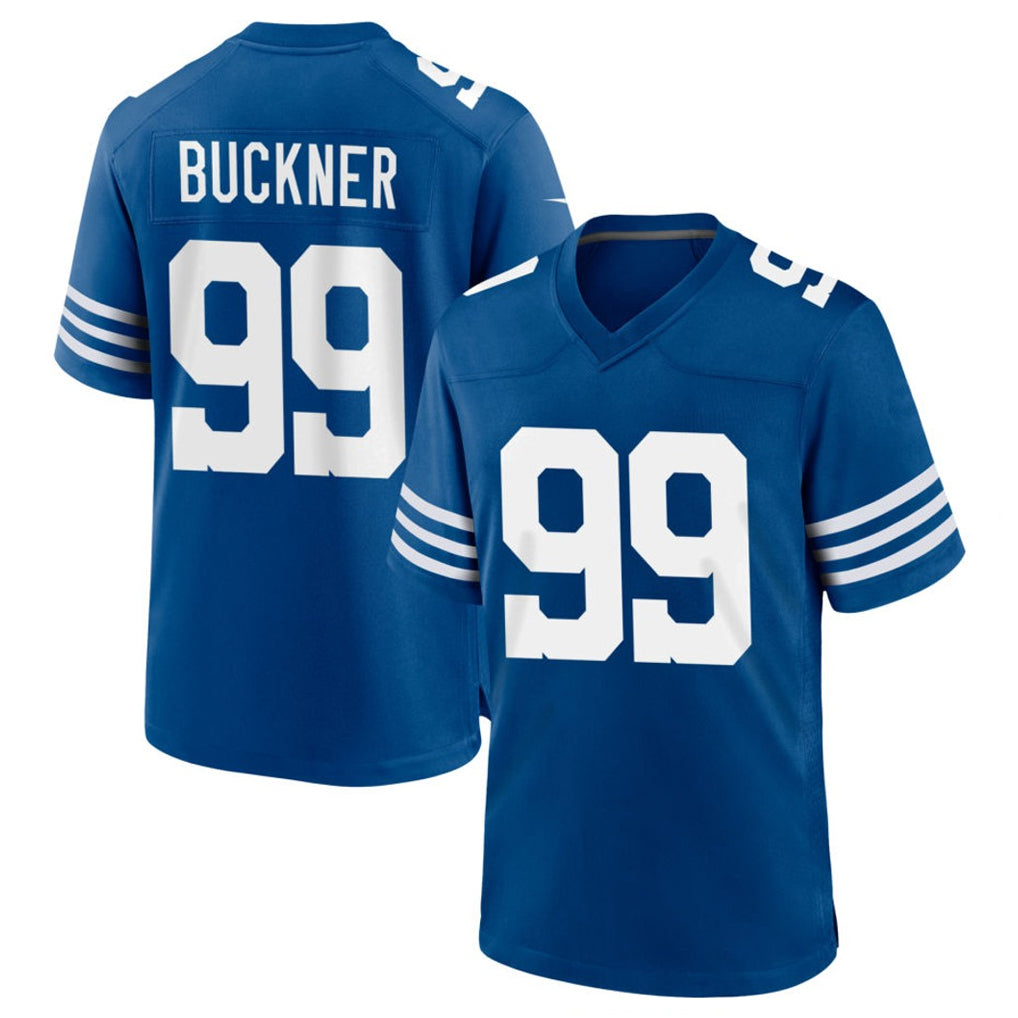 IN.Colts #99 DeForest Buckner Player Royal Limited Home Game ROCER Stitched Jerseys