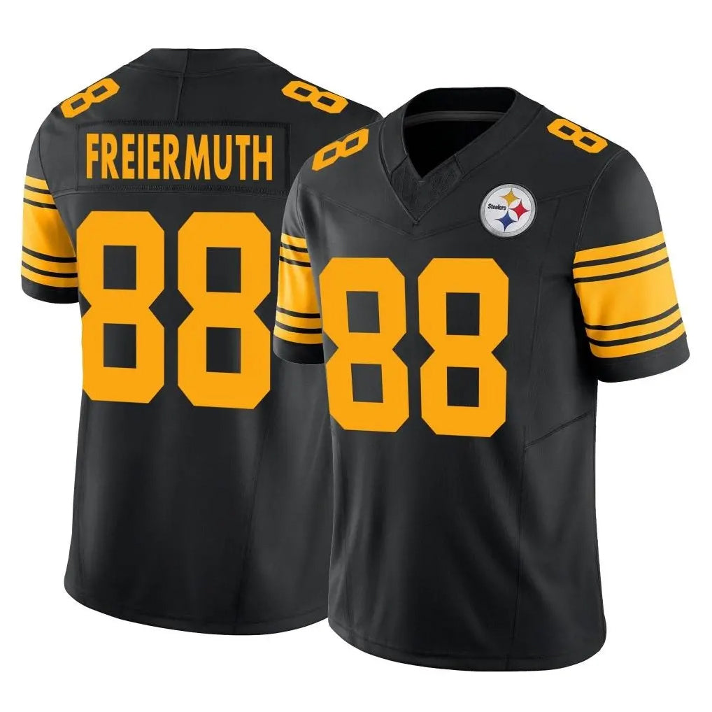 P.Steelers #88 Pat Freiermuth Player Black Limited 2nd Alternate Vapor F.U.S.E. Home Game ROCER Stitched Jerseys