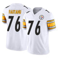 P.Steelers #76 Troy Fautanu Player White Limited Vapor F.U.S.E. Home Game ROCER Stitched Jerseys