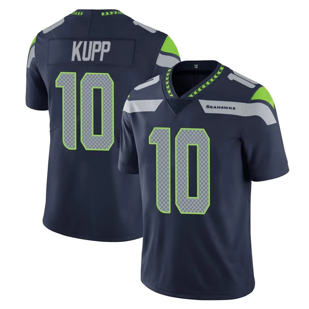 S.Seahawks #10 Cooper Kupp Player Navy Limited Vapor Untouchable Home Game ROCER Stitched Jerseys