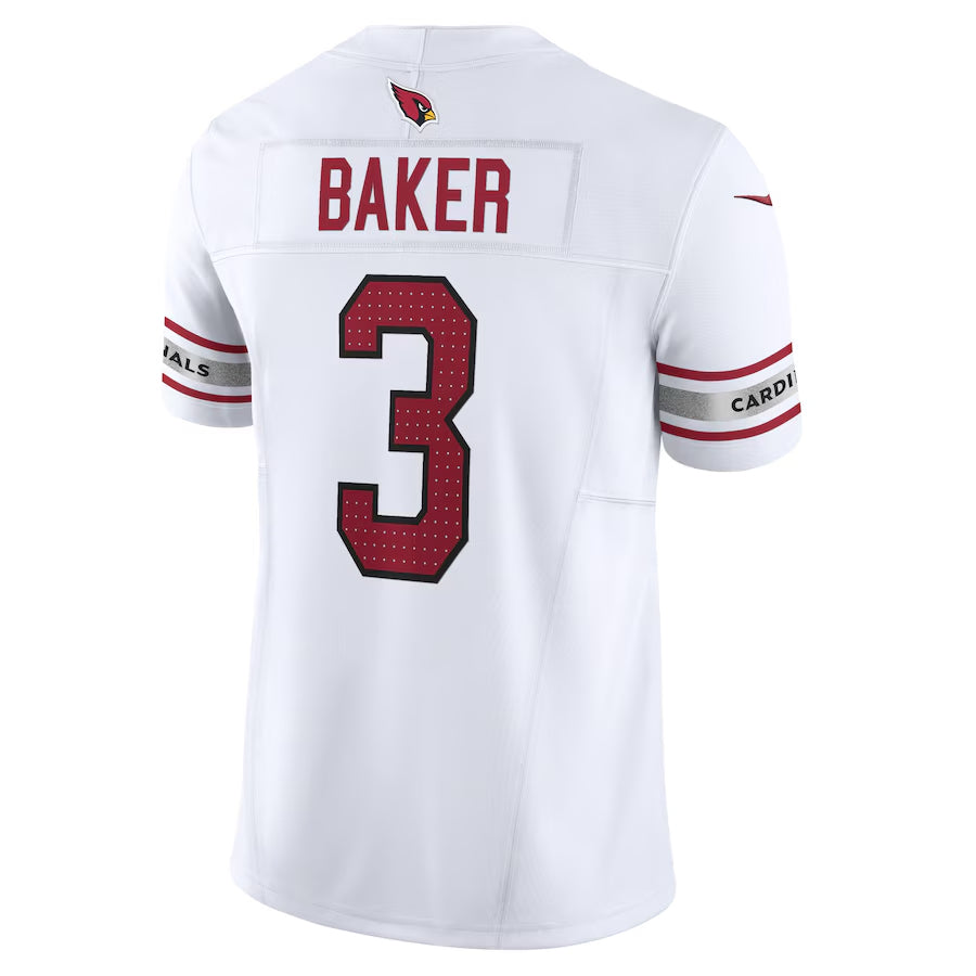 A.Cardinals #3 Budda Baker Player White Vapor F.U.S.E. Limited ROCER Stitched Jerseys