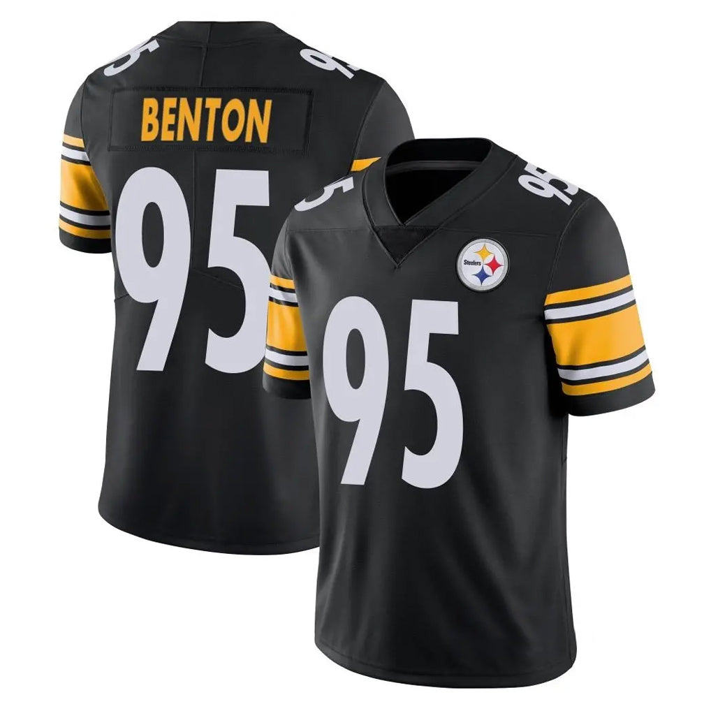 P.Steelers #95 Keeanu Benton Player Black Limited Vapor Untouchable Home Game ROCER Stitched Jerseys