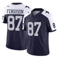 D.Cowboys #87 Jake Ferguson Player Navy-White Limited Alternate Vapor F.U.S.E. Home Game ROCER Stitched Jerseys