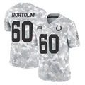 IN.Colts #60 Tanor Bortolini Player Arctic Camo Salute To Service Limited Game ROCER Stitched Jerseys