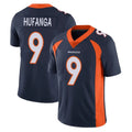 D.Broncos #9 Talanoa Hufanga Player Navy Vapor Untouchable Limited Game ROCER Stitched Jerseys