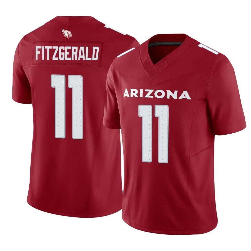 A.Cardinals #11 Larry Fitzgerald Player Cardinal Vapor F.U.S.E. Limited Home Game ROCER Stitched Jerseys