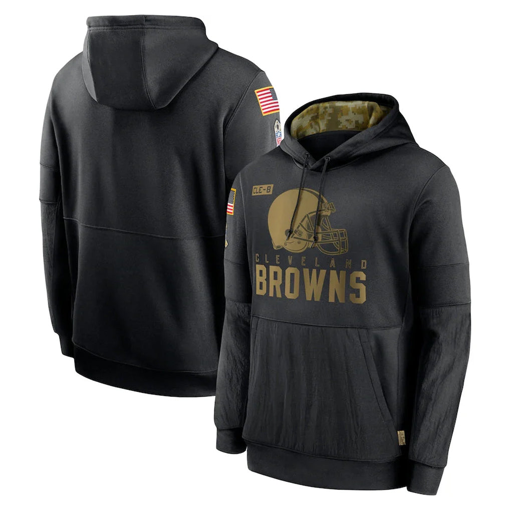C.Browns ## Browns Blank Player Black Salute to Service Pullover Hoodies Limited ROCER Stitched Jerseys