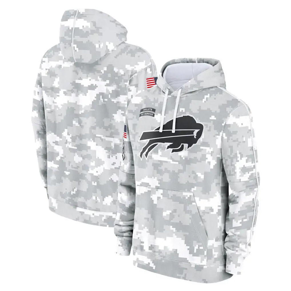 B.Bills ## Bills Blank Player Arctic Camo Salute to Service Hoodies ROCER Stitched Jerseys