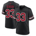 A.Cardinals #33 Trey Benson Player Black Home Game ROCER Stitched Jerseys