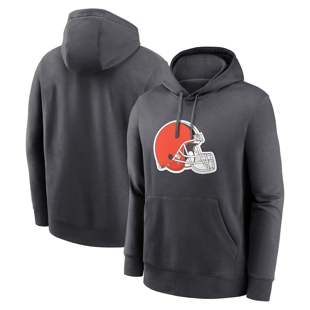 C.Browns ## Browns Blank Player Gray Primetime Logo Hoodie Limited ROCER Stitched Jerseys