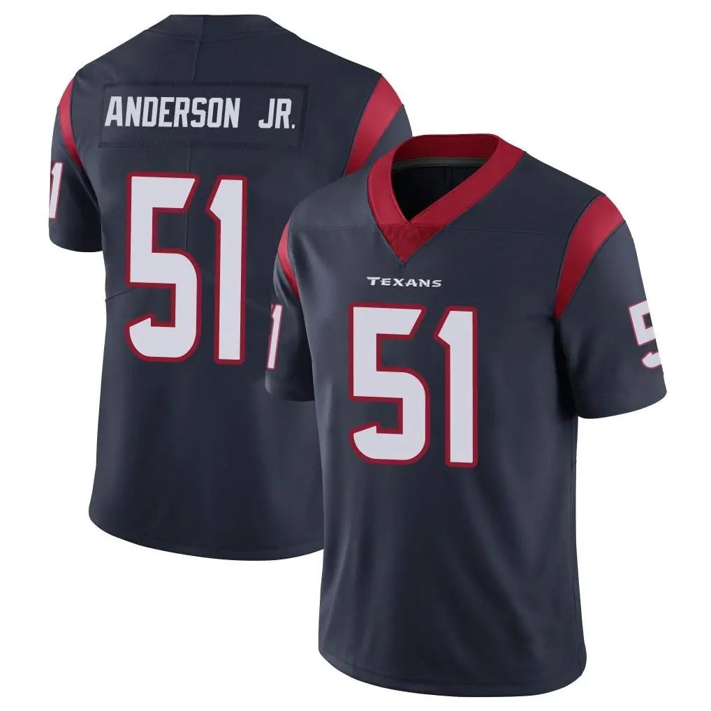 H.Texans #51 Will Anderson Jr. Player Navy Limited Vapor Untouchable Home Game ROCER Stitched Jerseys