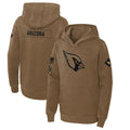 A.Cardinals ## Cardinals Blank Player Brown Salute To Service Limited Hoodies ROCER Stitched Jerseys