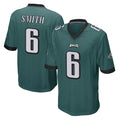 P.Eagles #6 DeVonta Smith Player Team Color Green Home Game ROCER Stitched Jerseys