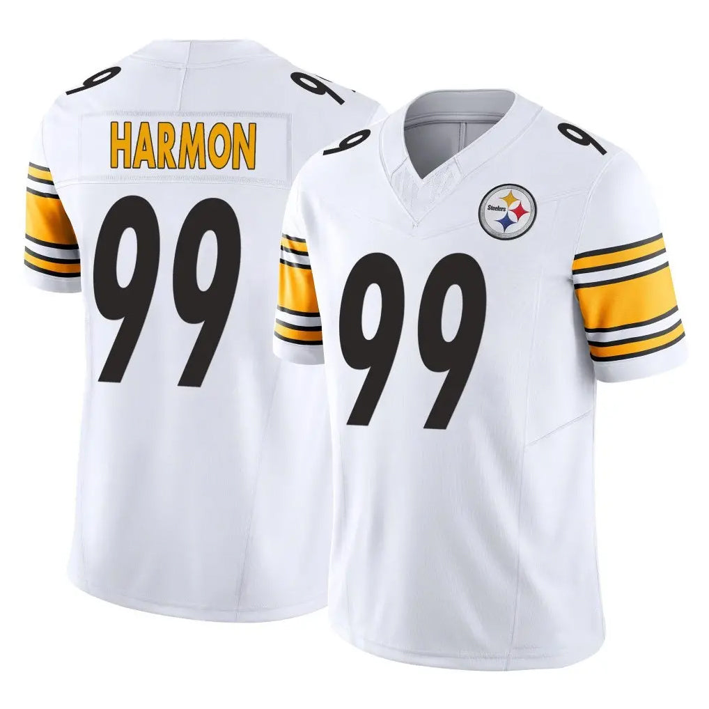 P.Steelers #99 Derrick Harmon Player White Limited Vapor F.U.S.E. Home Game ROCER Stitched Jerseys