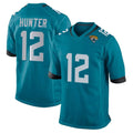J.Jaguars #12 Travis Hunter Player Teal Home Game ROCER Stitched Jerseys