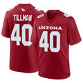 A.Cardinals #40 Pat Tillman Player Cardinal Game Home ROCER Stitched Jerseys
