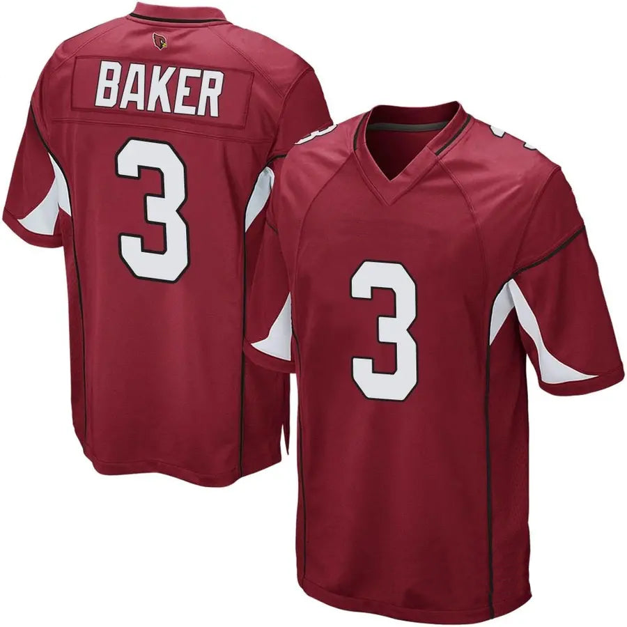 A.Cardinals #3 Budda Baker Player Cardinal Home Game ROCER Stitched Jerseys