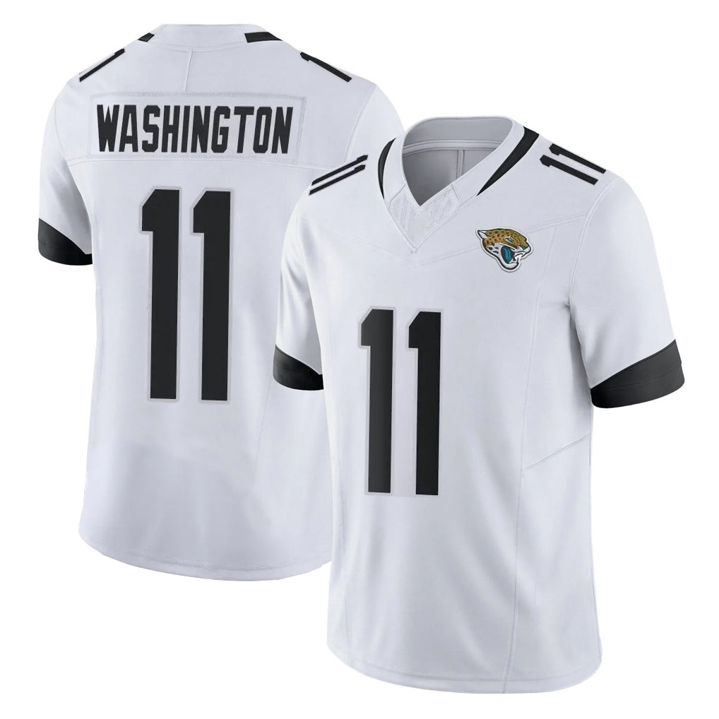 J.Jaguars #11 Parker Washington Player White Vapor F.U.S.E. Limited Home Game ROCER Stitched Jerseys