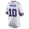 B.Bills #10 Khalil Shakir Player White Home Game ROCER Stitched Jerseys