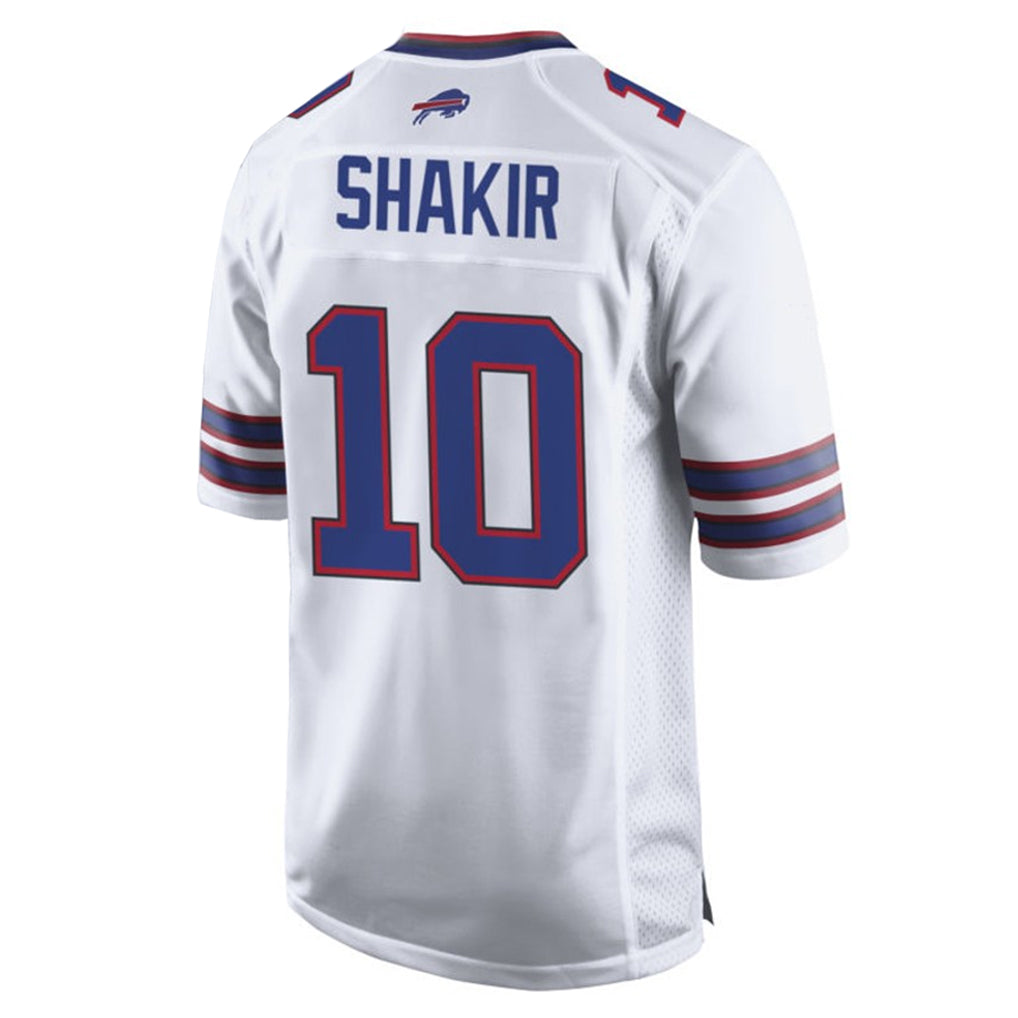 B.Bills #10 Khalil Shakir Player White Home Game ROCER Stitched Jerseys