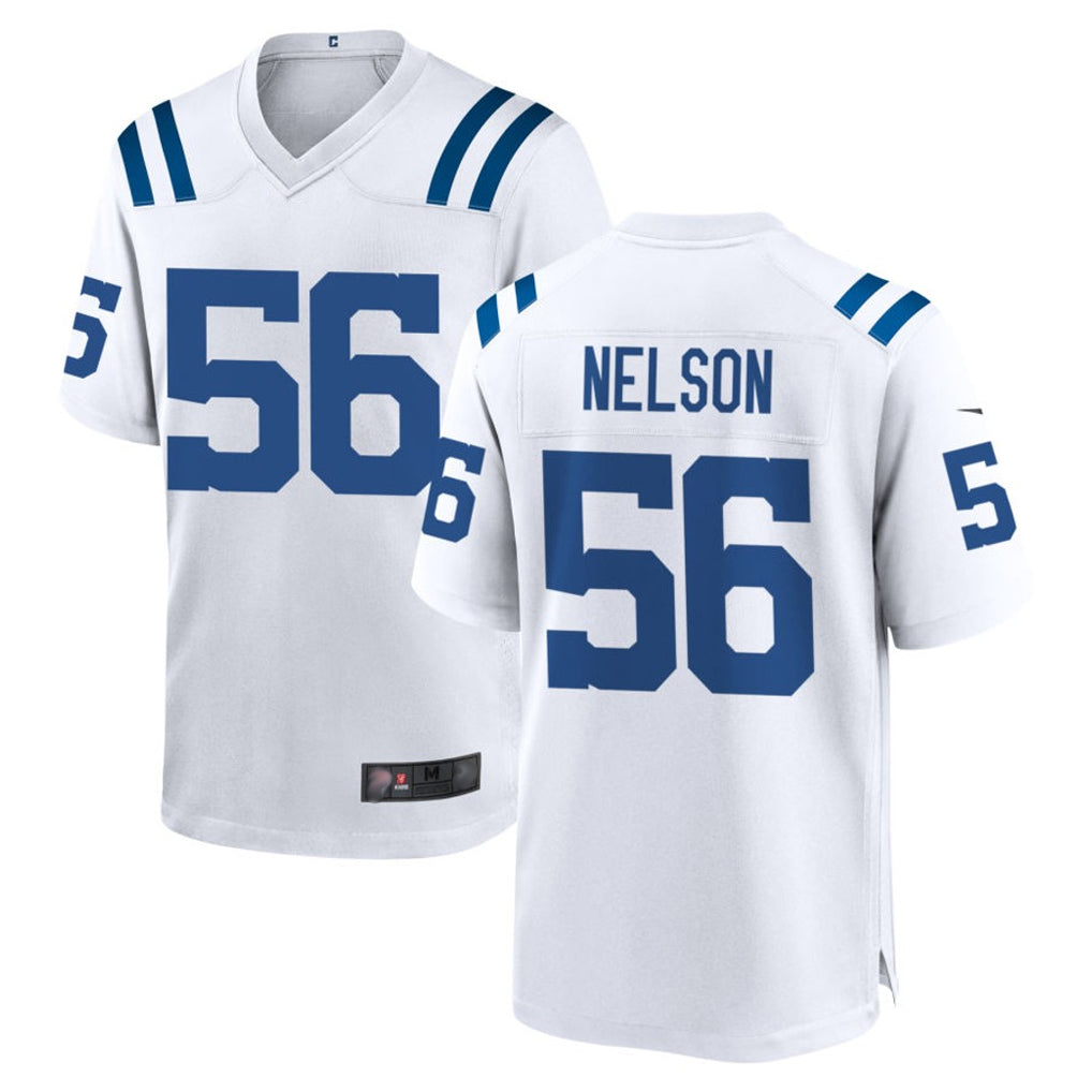 IN.Colts #56 Quenton Nelson Player White Home Game ROCER Stitched Jerseys