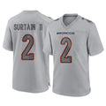 D.Broncos #2 Pat Surtain II Player Gray Atmosphere Fashion Limited Game ROCER Stitched Jerseys
