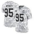 GB.Packers #95 Devonte Wyatt Player Arctic Camo Salute To Service Limited ROCER Stitched Jerseys