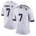 J.Jaguars #7 Brian Thomas Jr. Player White Home Game ROCER Stitched Jerseys