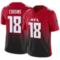 A.Falcons #18 Kirk Cousins Player Red Vapor F.U.S.E. Limited ROCER Stitched Jerseys