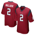 H.Texans #2 Calen Bullock Player Red Home Game ROCER Stitched Jerseys