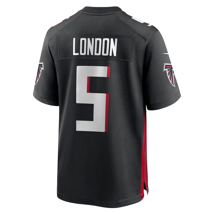 A.Falcons #5 Drake London Player Black Home Game ROCER Stitched Jerseys