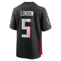 A.Falcons #5 Drake London Player Black Home Game ROCER Stitched Jerseys