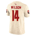A.Cardinals #14 Michael Wilson Player Cream Rivalries Collection Vapor Limited Home Game ROCER Stitched Jerseys