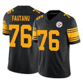 P.Steelers #76 Troy Fautanu Player Black Limited 2nd Alternate Vapor F.U.S.E. Home Game ROCER Stitched Jerseys