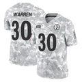 P.Steelers #30 Jaylen Warren Player Arctic Camo Limited Salute To Service Home Game ROCER Stitched Jerseys