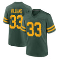 GB.Packers #33 Evan Williams Player Green Alternate Home Game ROCER Stitched Jerseys