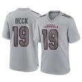 A.Cardinals #19 Carson Beck Player Gray Fashion Home Game ROCER Stitched Jerseys