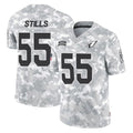 A.Cardinals #55 Dante Stills Player Camo Salute to Service Limited Home ROCER Stitched Jerseys