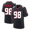 H.Texans #98 Sheldon Rankins Player Navy Team Home Game ROCER Stitched Jerseys