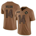 A.Cardinals #14 Michael Wilson Player Brown Salute To Service Limited Game ROCER Stitched Jerseys