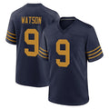 GB.Packers #9 Christian Watson Player Navy The 1923 Classic Home Game ROCER Stitched Jerseys