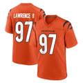 C.Bengals #97 Dexter Lawrence II Player Orange Home Game ROCER Stitched Jerseys