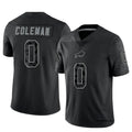 B.Bills #0 Keon Coleman Player Black RFLCTV Limited ROCER Stitched Jerseys