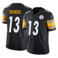 P.Steelers #13 Rico Dowdle Player Black Limited Vapor F.U.S.E. Home Game ROCER Stitched Jerseys