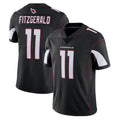 A.Cardinals #11 Larry Fitzgerald Player Black Vapor Limited ROCER Stitched Jerseys