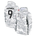 D.Broncos #9 Talanoa Hufanga Player Arctic Camo Salute to Service Hoodies Limited Game ROCER Stitched Jerseys